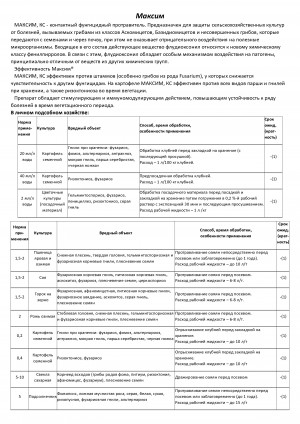 Протравитель Максим Форте 100 мл