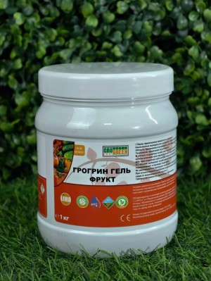 Удобрение ГроГрин гель Фрукт 1кг.