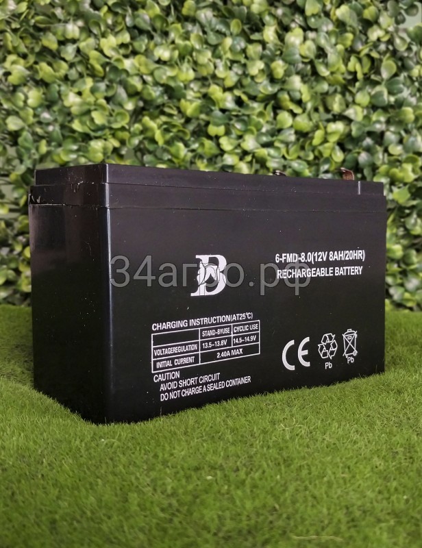 Аккумуляторная батарея 6-FMD-8.0 (12V 8AH/20HR)