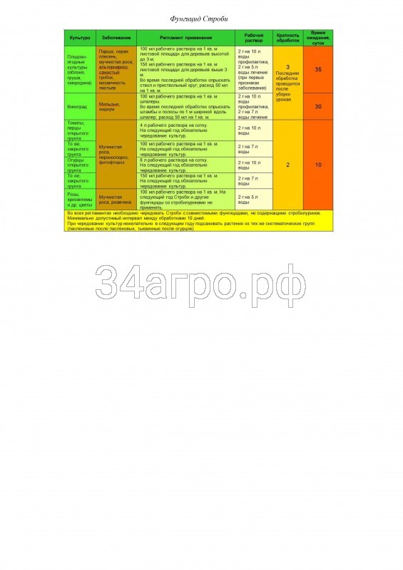 Фунгицид Строби 50 гр.